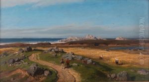 Kystlandskap, 1875 Kystlandskap, 1875