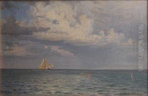 A cutter at sea.