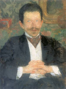 Portret Wojciecha Gieleckiego (Portret pana W.) by Olga Boznanska
