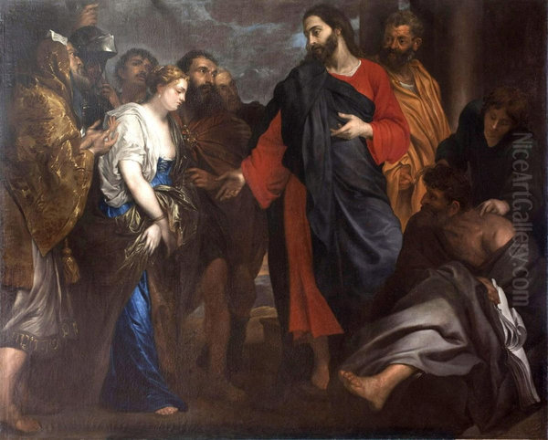 Christ and the Adultress - view 1