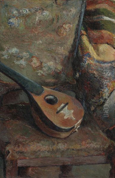 Mandoline sur une chaise - view 1