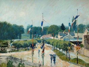 14 July at Marly, France