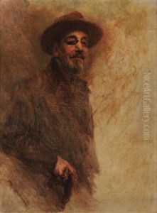 Self-portrait by Columbano Bordalo Pinheiro