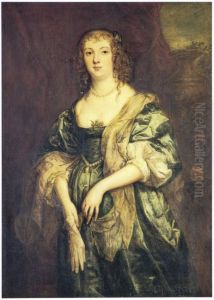 Portrait of Anne Carr, Countess of Bedford by Sir Anthony Van Dyck
