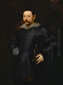 Portrait of an Italian Nobleman by Sir Anthony Van Dyck
