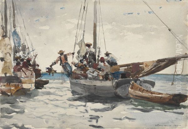 Market Scene, Nassau - view 1