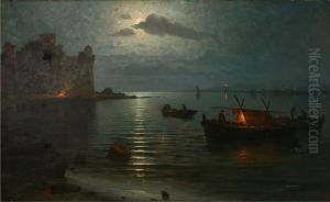 Efecto de luna en Bayona by Guillermo Gomez Gil