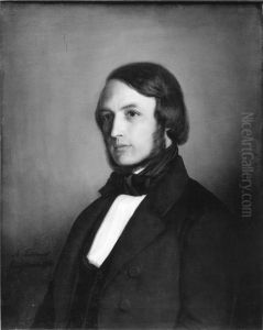 Anton Martin Schweigaard, professor i lovkyndighet by Adolph Tidemand