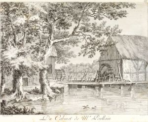 Double watermill by Jacob Van Ruisdael