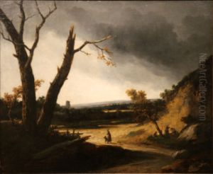 L'orage. by Georges Michel