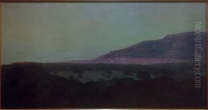 Vue de Trouville, le soir by Felix Vallotton
