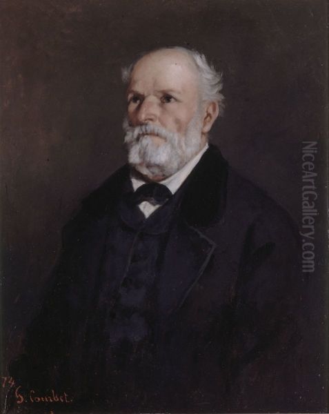 Portrait de Regis Courbet, pere de l'artiste - view 1