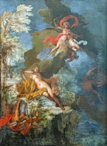 Psyche abandonnee par l'Amour by Nicolas Bertin