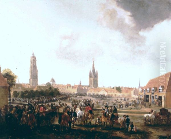 The Paardenmarkt in Delft - view 1