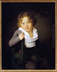 Portrait d'Ary Scheffer enfant by Johann Baptist Scheffer