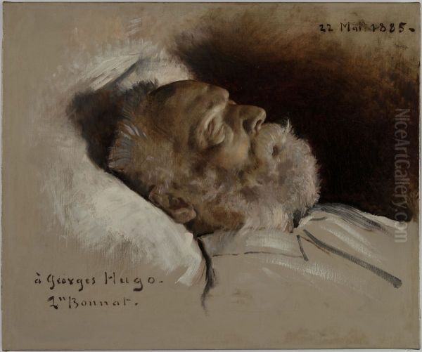 Victor Hugo sur son lit de mort - view 1