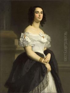 Portrait of Adele Hugo (1803-1868) Portrait of Adele Hugo (1803-1868)
