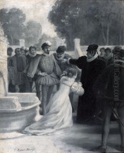 Amy Robsart au pied de la reine Amy Robsart au pied de la reine