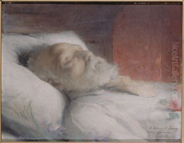 Victor Hugo sur son lit de mort - view 1