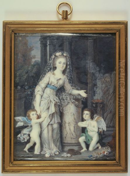 Portraits d'Aglae de Polignac, duchesse de Guiche, et de ses freres - view 1