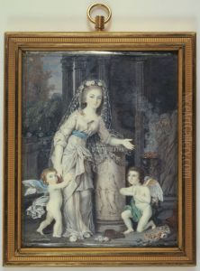 Portraits d'Aglae de Polignac, duchesse de Guiche, et de ses freres by Unidentified painter