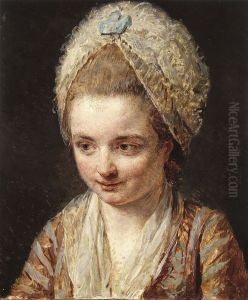La Coiffe blanche by Nicolas Bernard Lepicie