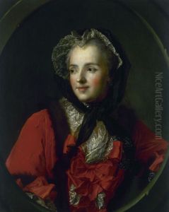 Portrait de Marie Leszczynska, reine de France by Jean-Marc Nattier