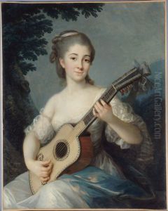 Portrait de Marie-Louise-Adelaide-Jacquette de Robien, vicomtesse de Mirabeau by Elisabeth Louise Vigee Le Brun