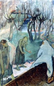 Vainamoinen in Tuonela by Pekka Halonen