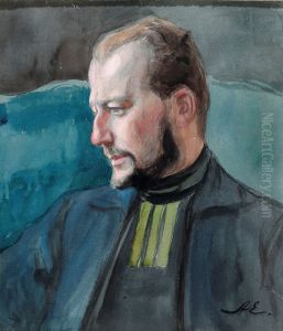 Taidemaalari Werner von Hausenin muotokuva