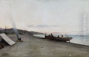 Preparing for the Catch by Emilio Ocon Y Rivas