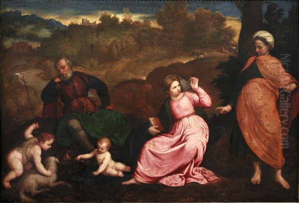 Rest on the Flight into Egypt - view 1