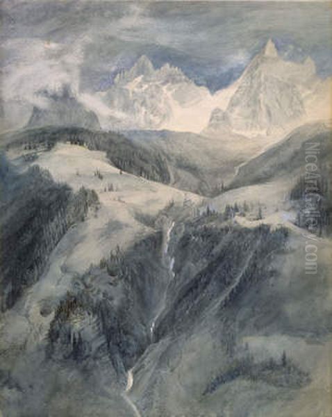 Cascade de la Folie, Chamonix - view 1