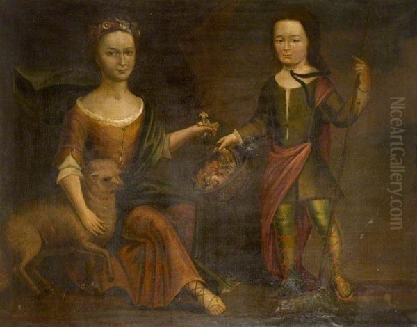 Two Children Of The Holte Family - view 1