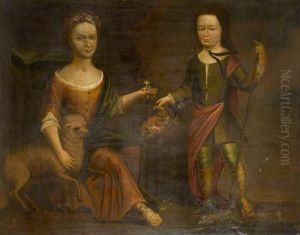 Two Children Of The Holte Family by Birmingham Museums Trust
