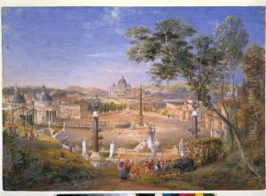A View of Modern Rome During the Carnival