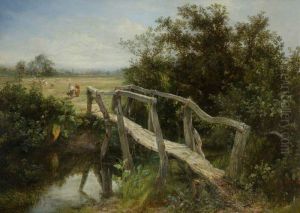 The Old Footbridge Over The River Cole At Yardley The Old Footbridge Over The River Cole At Yardley
