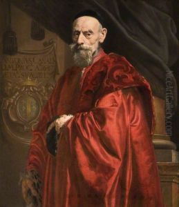 Portrait of Antonio Canal by Daniel Van Den Dyck