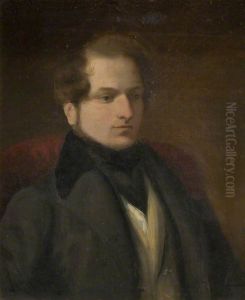 Portrait of Samuel Rostill Lines by Frederick Thomas Lines