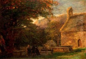 The Church, Bettws-y-Coed by David Cox Jr.