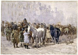The Birmingham Horse Fair by David Cox Jr.