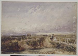 The Bridge on the Common by David Cox Jr.