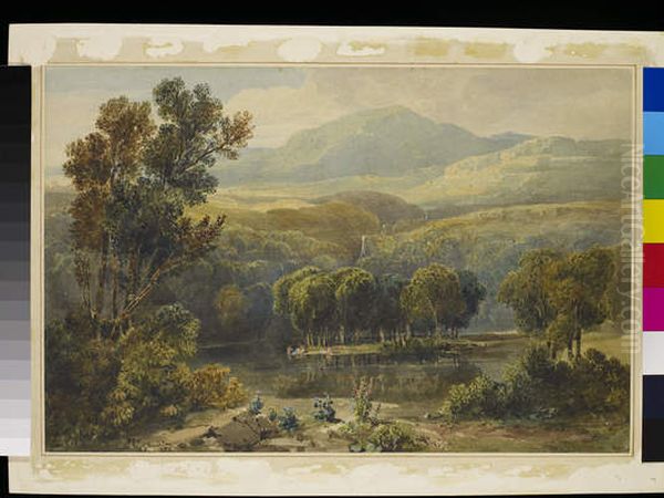 Lake Scene, North Wales - view 1
