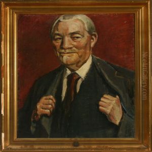 The Artist's Self Portrait by Poul S. Christiansen