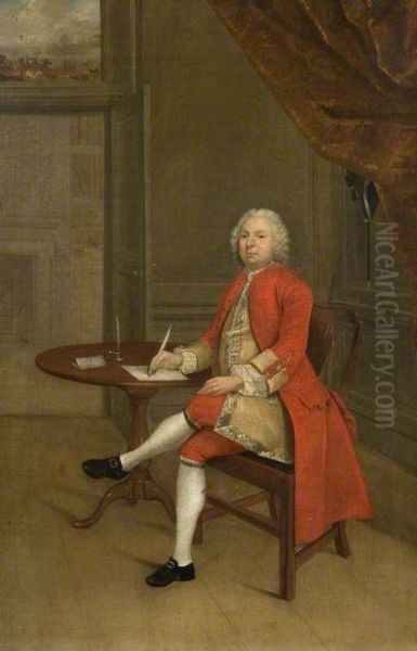 Portrait Of A Man In Red - view 1
