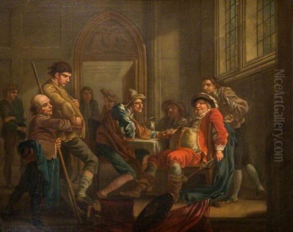Sir John Falstaff Raising Recruits - view 1