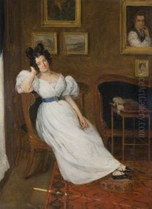 Portrait of Madame Simon by Eugene Delacroix