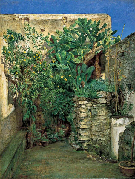 Corner of an Eastern Courtyard - view 1