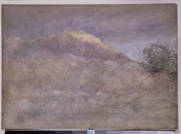 An Impression, Study of a Mountain Crest - view 1