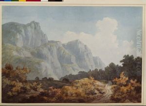Near Glarus, Switzerland by John Warwick Smith